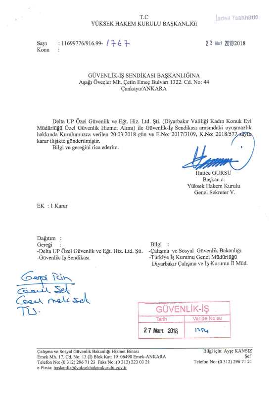 Diyarbakır Valiliği Kadın Konuk Evi Müdürlüğü Toplu İş Sözleşmesi