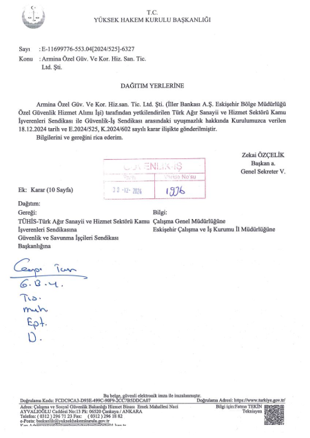 İller Bankası A.Ş. Eskişehir Bölge Müdürlüğü Toplu İş Sözleşmesi İmzalandı