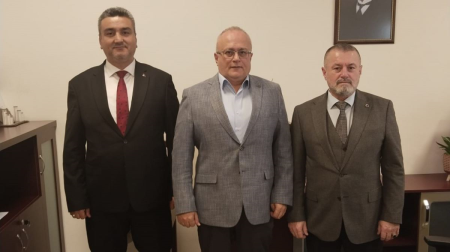 Sendikamızdan Eti Maden Destek Hizmetleri Müdürü Aydın Fırat'a Ziyaret