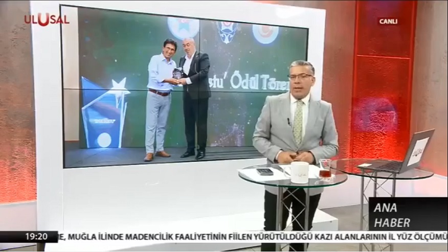 Basın Bayramı Dolayısı ile Gerçekleştirdiğimiz 'Emek Dostu' Ödül Töreni Ulusal Kanal'da Yer Aldı