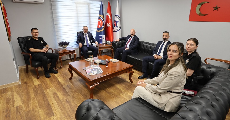 EGM Güvenlik Daire Başkanı Emrullah GÖLCÜK'ten Sendikamıza Ziyaret