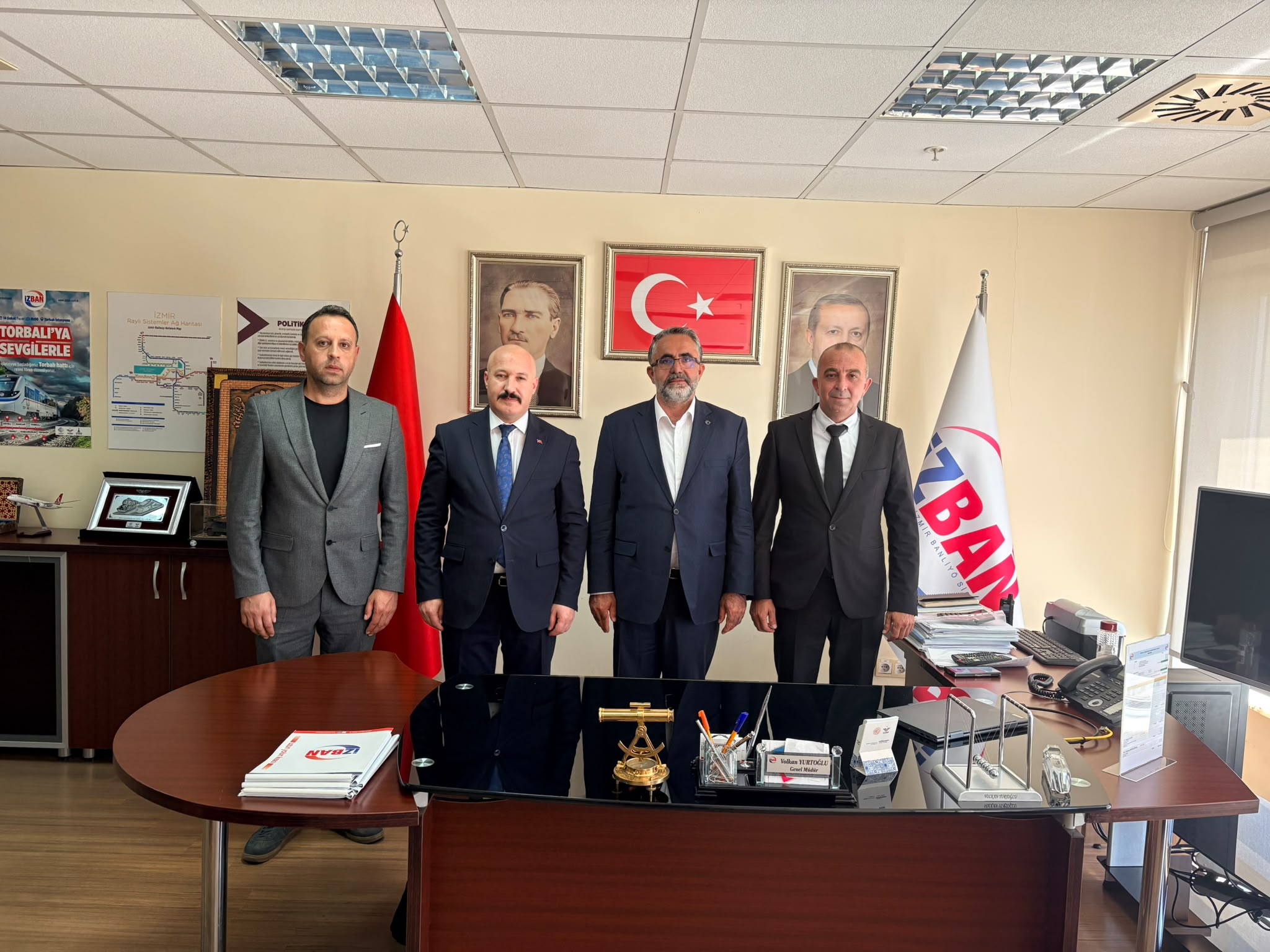 Genel Başkanımız Ömer Çağırıcı'dan İZBAN Genel Müdürü Volkan Yurtoğlu'na Ziyaret
